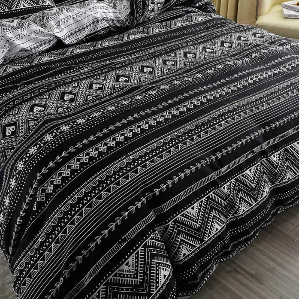 Cotton Tribal Print Duvet Cover Set