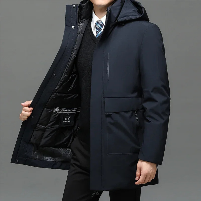 Windproof Parka with Warm Lining for Winter and Durable Design