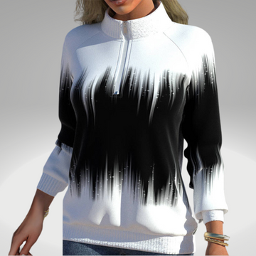 Women's gradient print sweatshirt