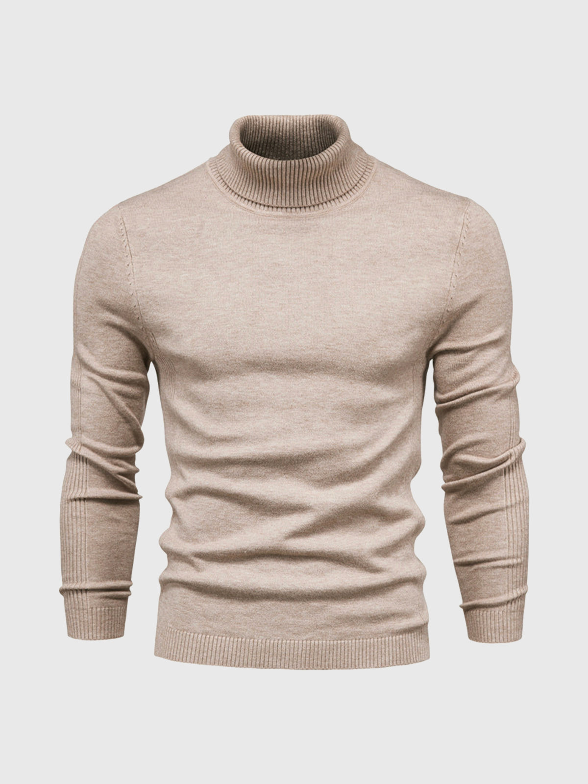 Men's casual long sleeve turtleneck sweater