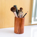 Solid Wood Open Top Utensil Holder