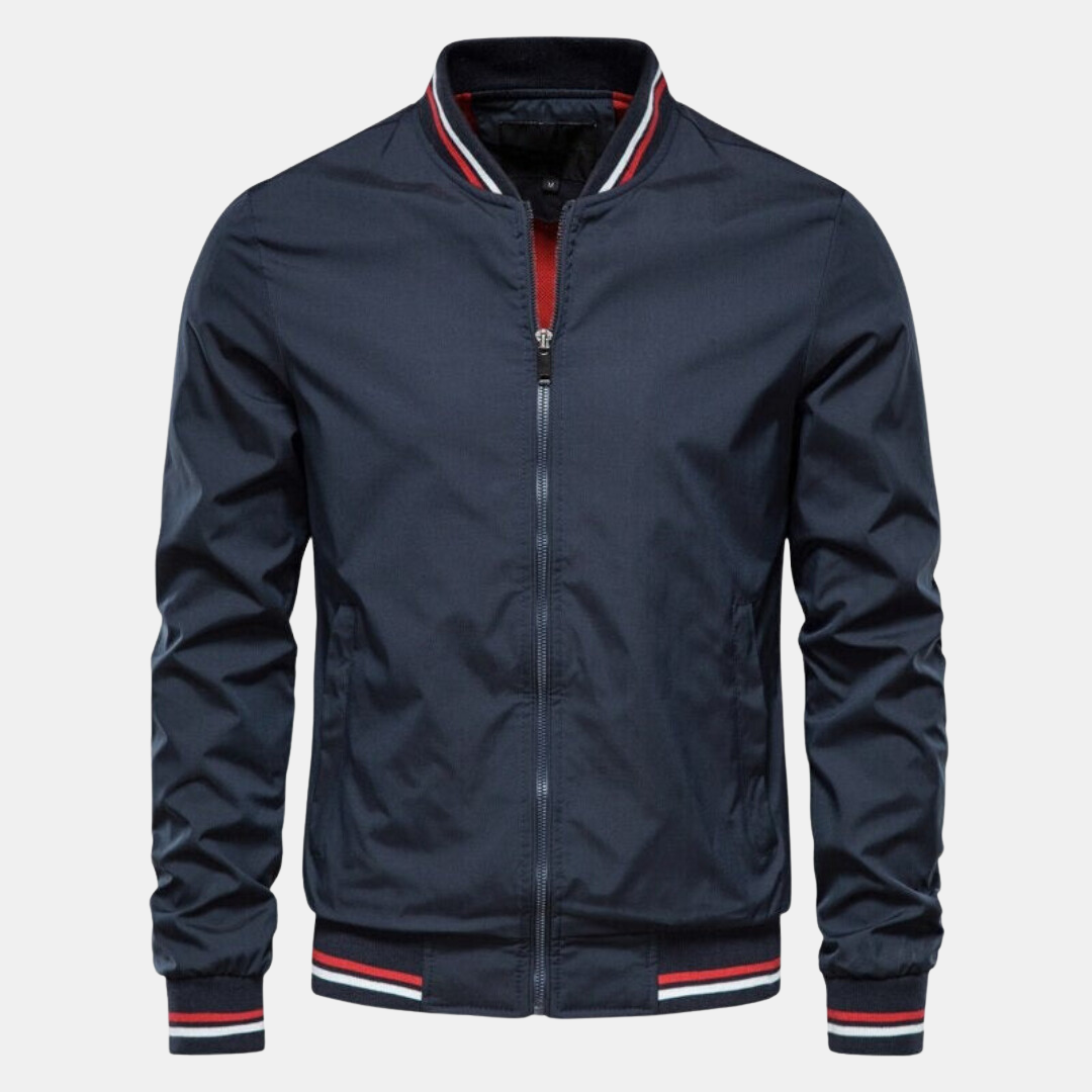 Men's casual jacket with windproof wear-resistant features