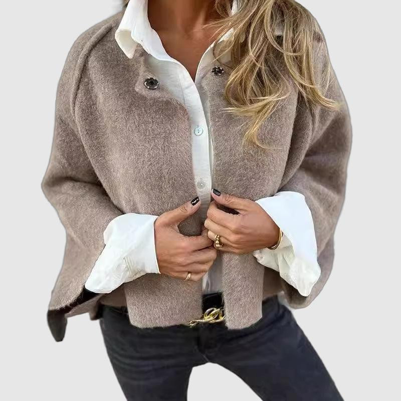 Women's long sleeve fuzzy cardigan