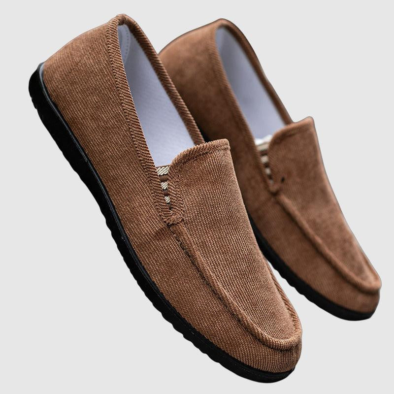 Men's corduroy casual loafers for everyday wear