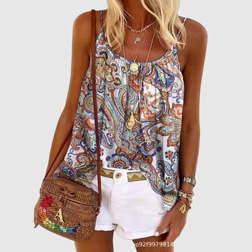 Women's boho style cami top