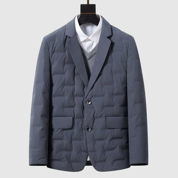 Men's collar down jacket autumn winter suit