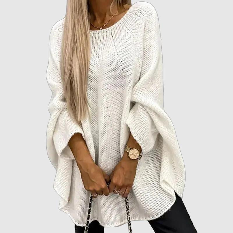 Women's oversized chunky knit sweater