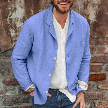 Men's casual loose button up cardigan