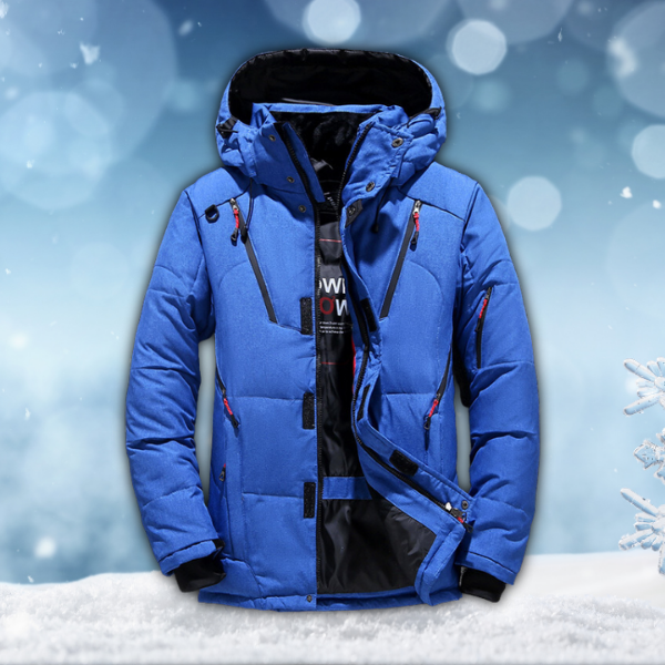 Men's down jacket for casual leisure with cold protection