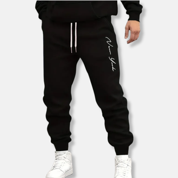 Men’s Jogger Pants - Cotton Blend - Relaxed Fit - Elastic Waistband - Graphic Print