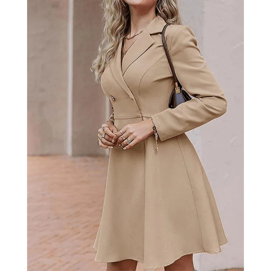 Janet - Elegant Dress with Buttons