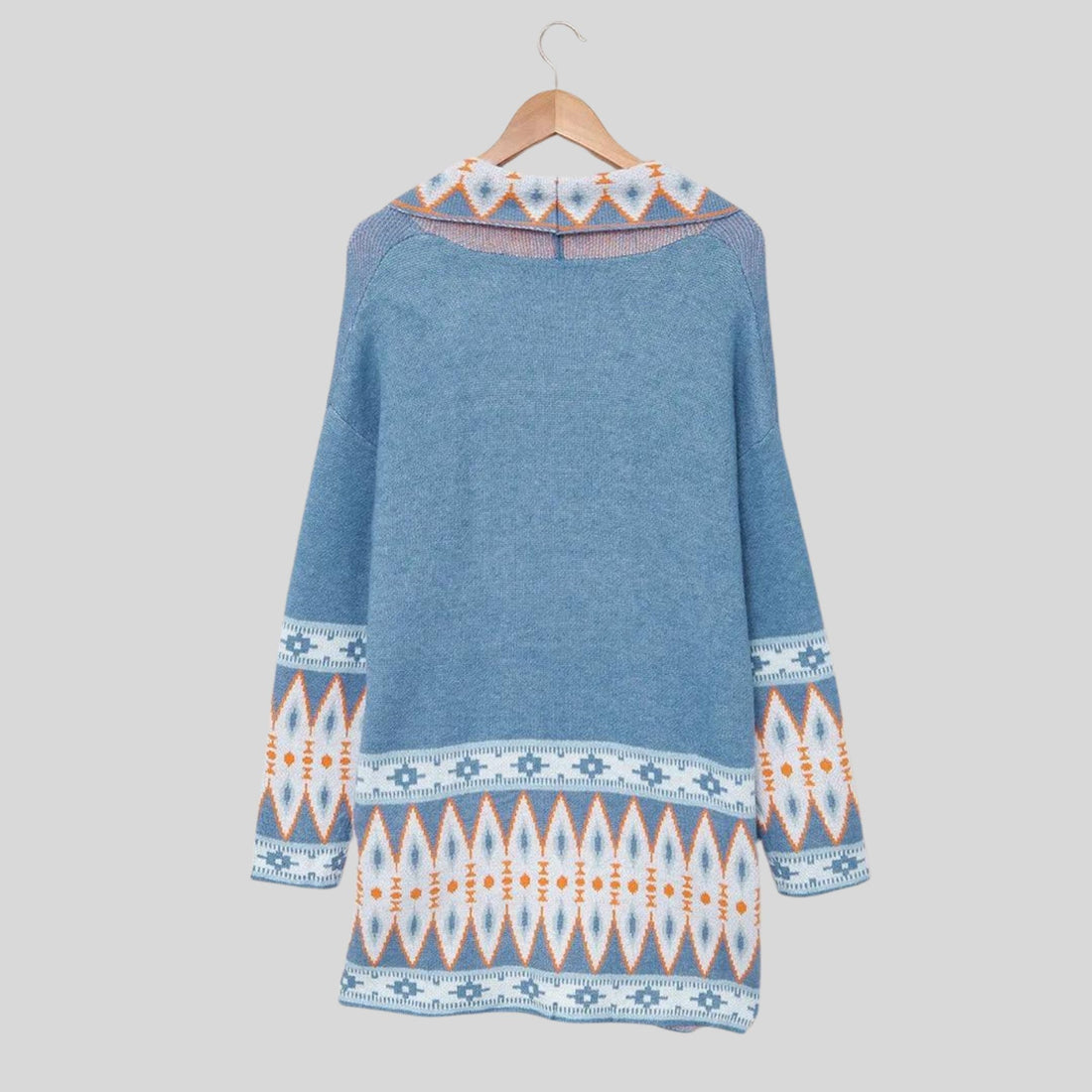 Artistic retro ethnic cardigan for women