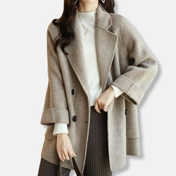 Women's double-breasted  blazer for a sophisticated look