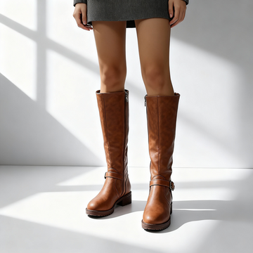 Phoenix | Riding Boots with Buckle Accents