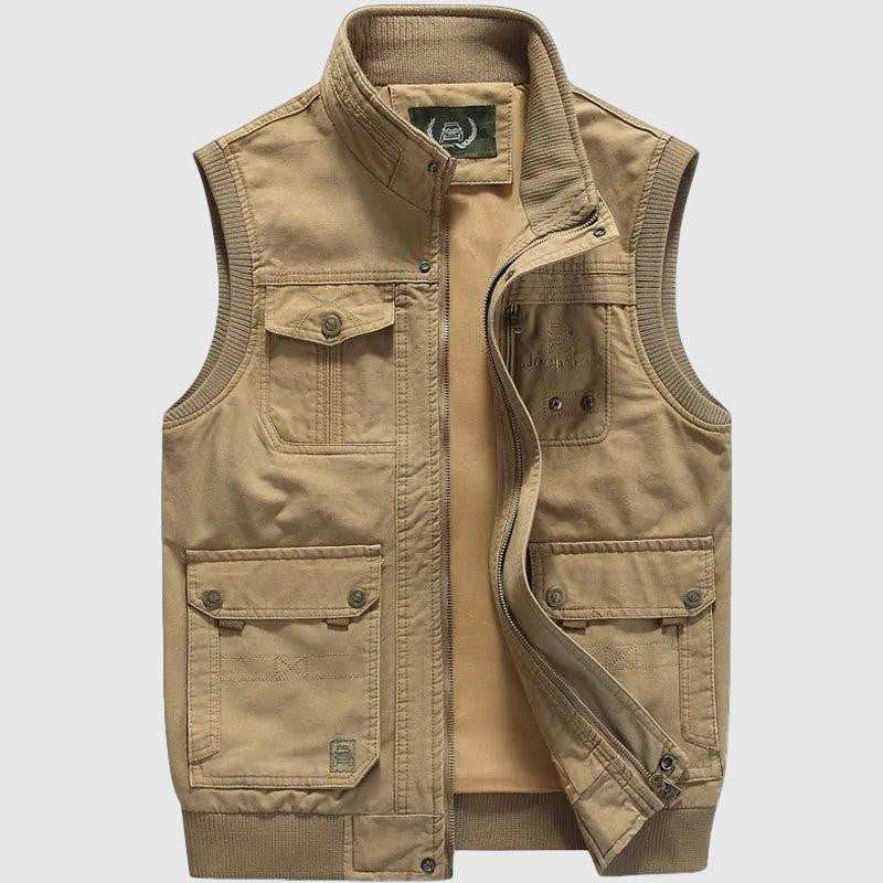 Men's utility vest for rugged outdoor style