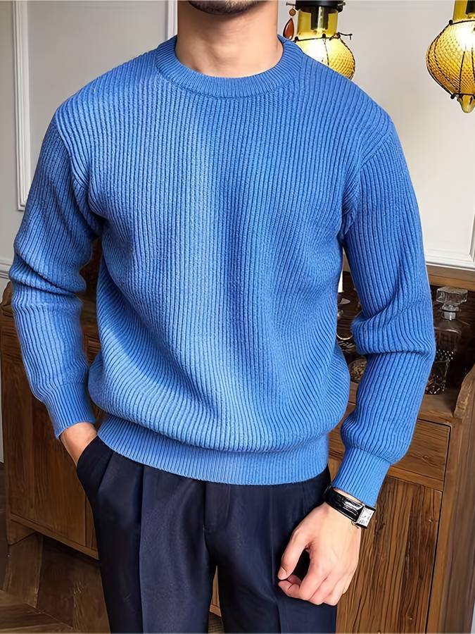 Men's crew neck sweater