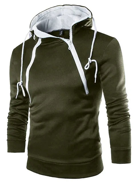 Men's casual drawstring hoodie for everyday comfort