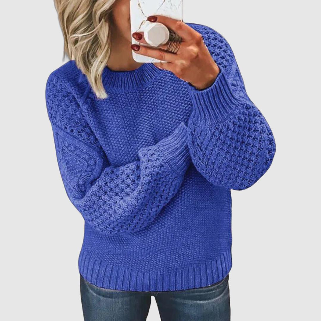 Women's cozy knit sweater