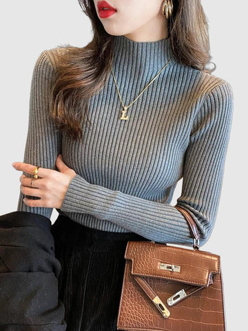 Elegant turtleneck sweater for women