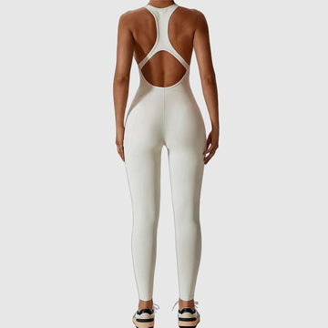 Women's yoga jumpsuit with push-up effect