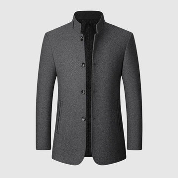 Men's mandarin collar jacket