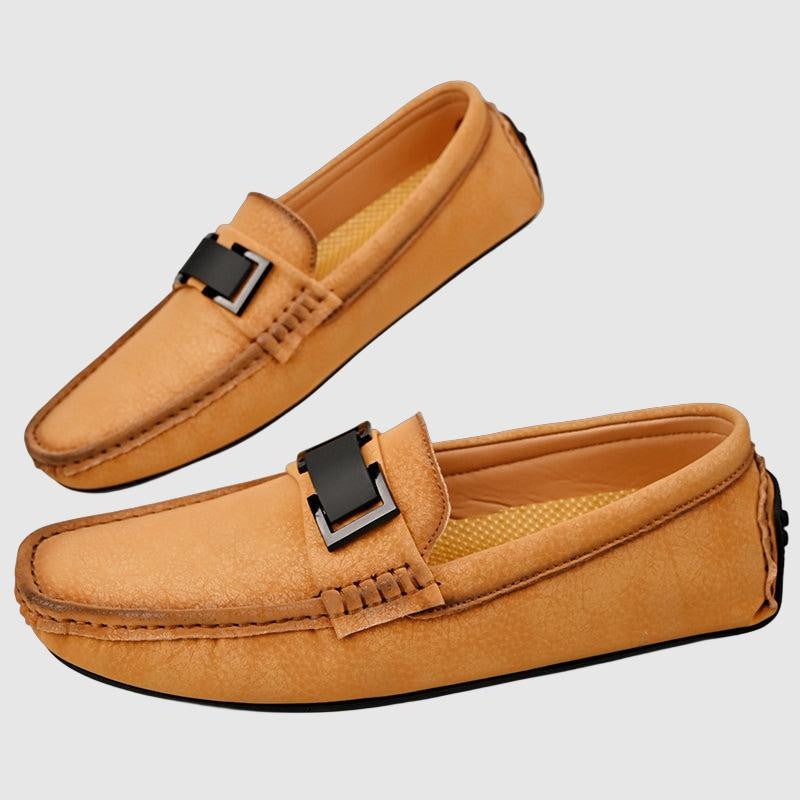 Men's tassel loafers with slip-on design