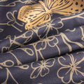 Cotton Butterfly Botanical Print Duvet Cover Set