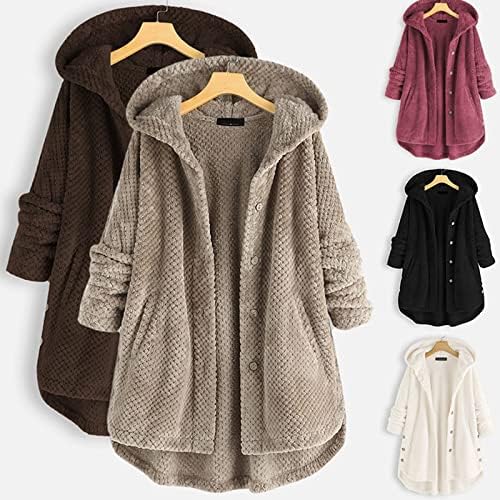 Women's hooded double-faced fleece jacket