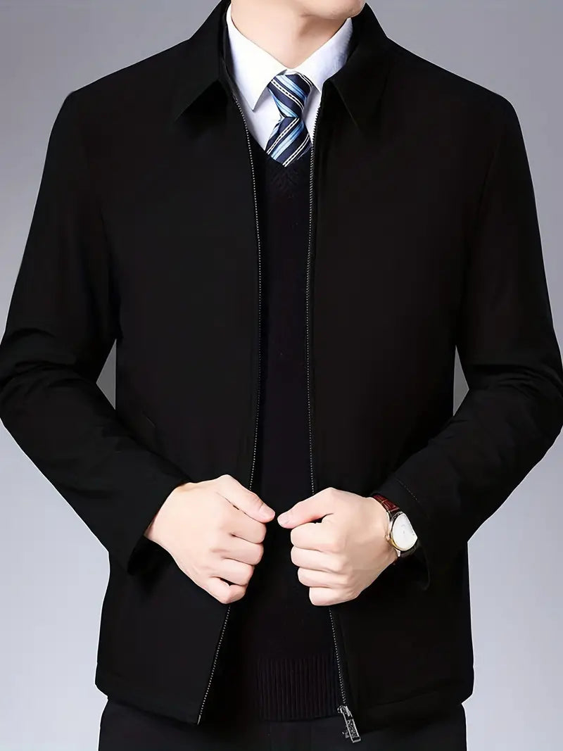 Craig - business casual jacket with lapel collar