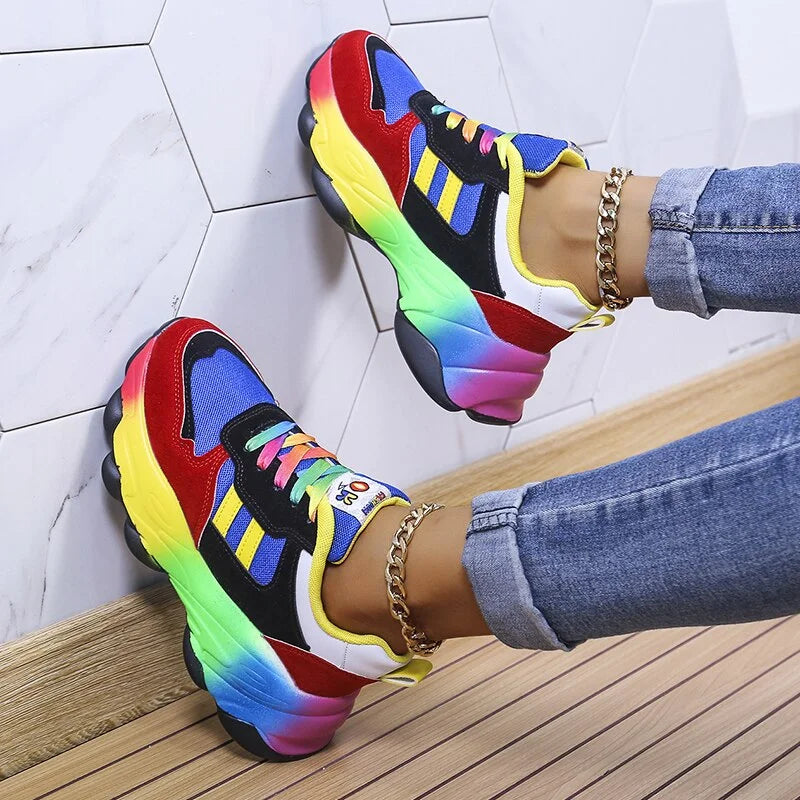 Anneliese  - Colorful Chunky Sneakers
