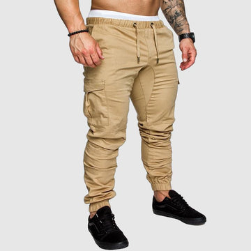 Men's cargo pants with multiple pockets