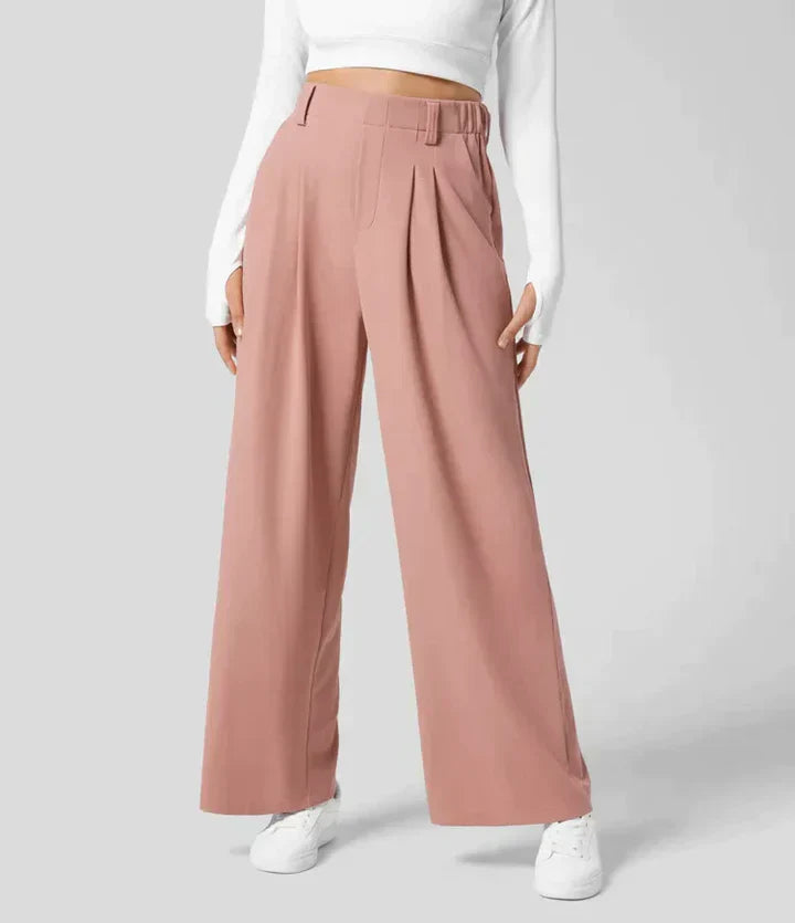 Women's comfortable wide leg trousers