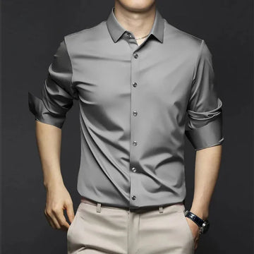 Men's button-down shirt for sleek sophistication