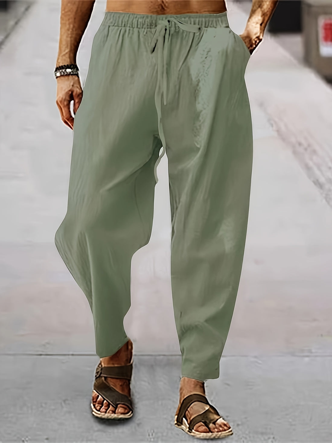 Casual harem pants for men