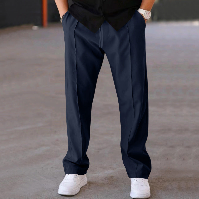 Men's loose straight casual trousers