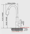 Minimalist High-Arc Single-Lever Pull-Down Kitchen Faucet