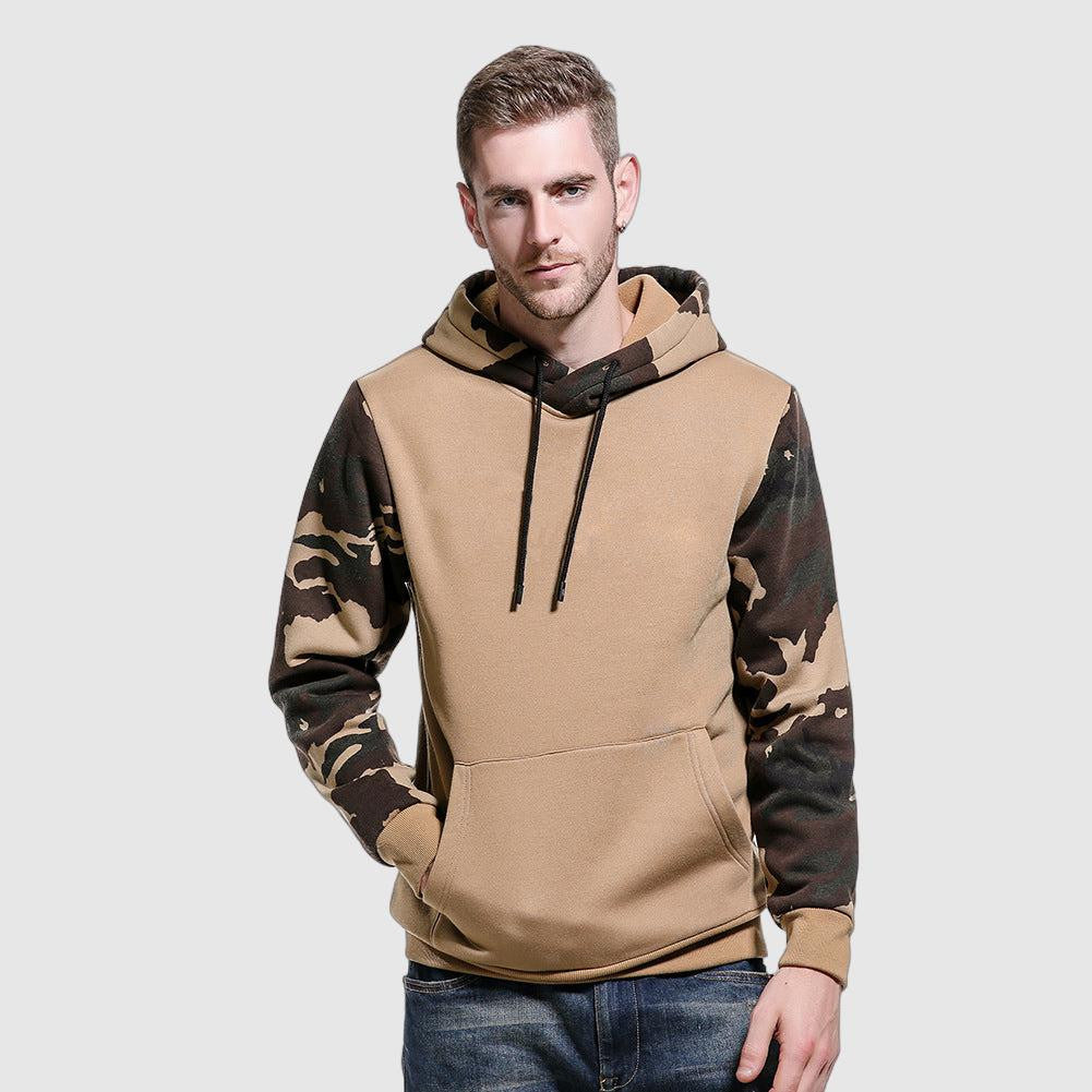 Men's winter camouflage hoodie