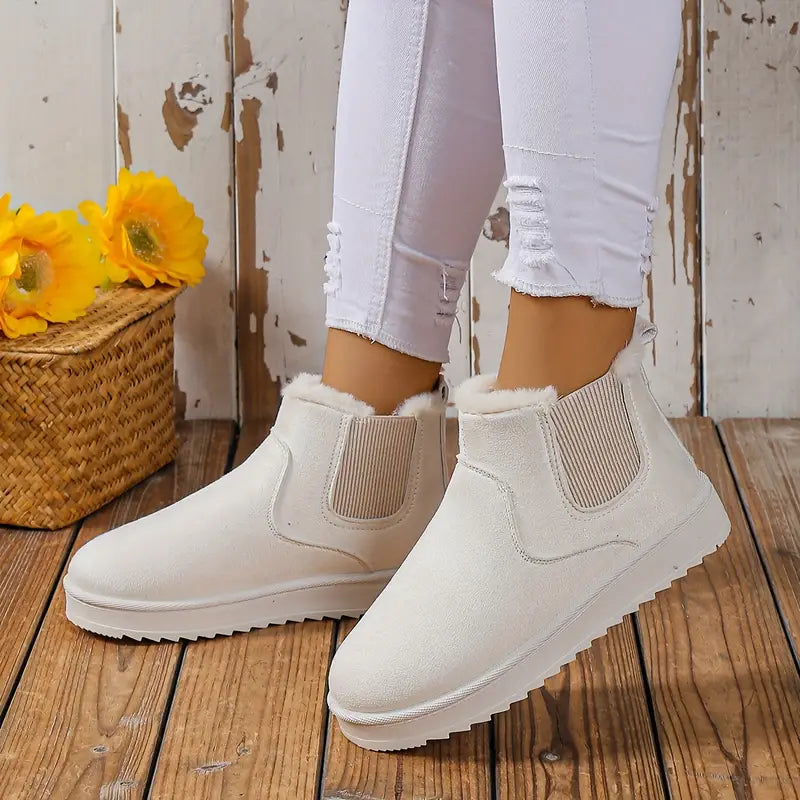 Women's casual slip-on boots