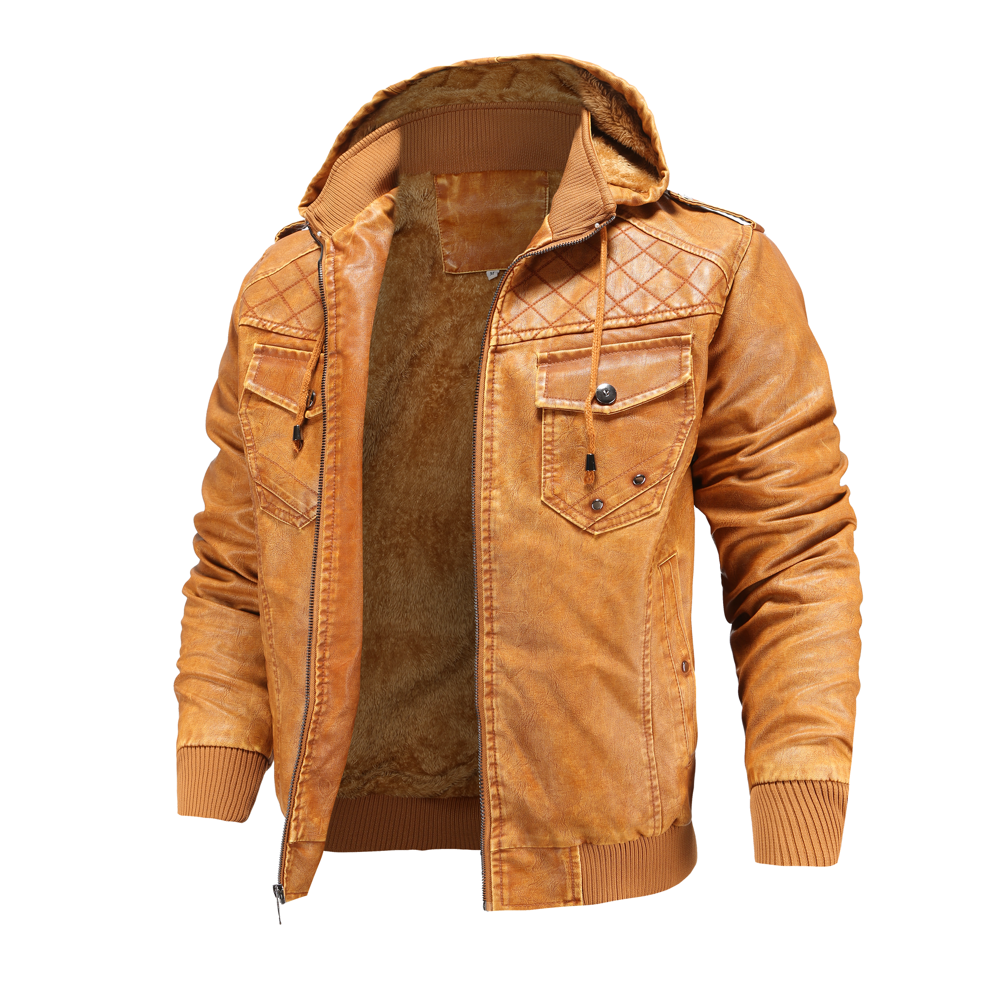 H.D Crypto Leather Jacket - Handsome Dans