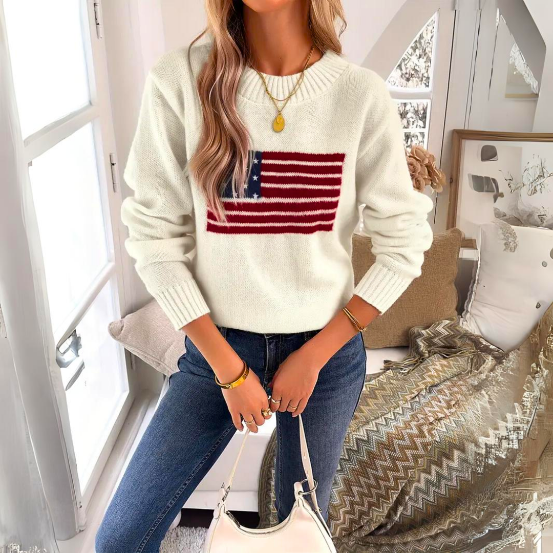 Charlene - Trendy Knitted Sweater