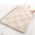 Plush Microfiber Tufted Bath Mat