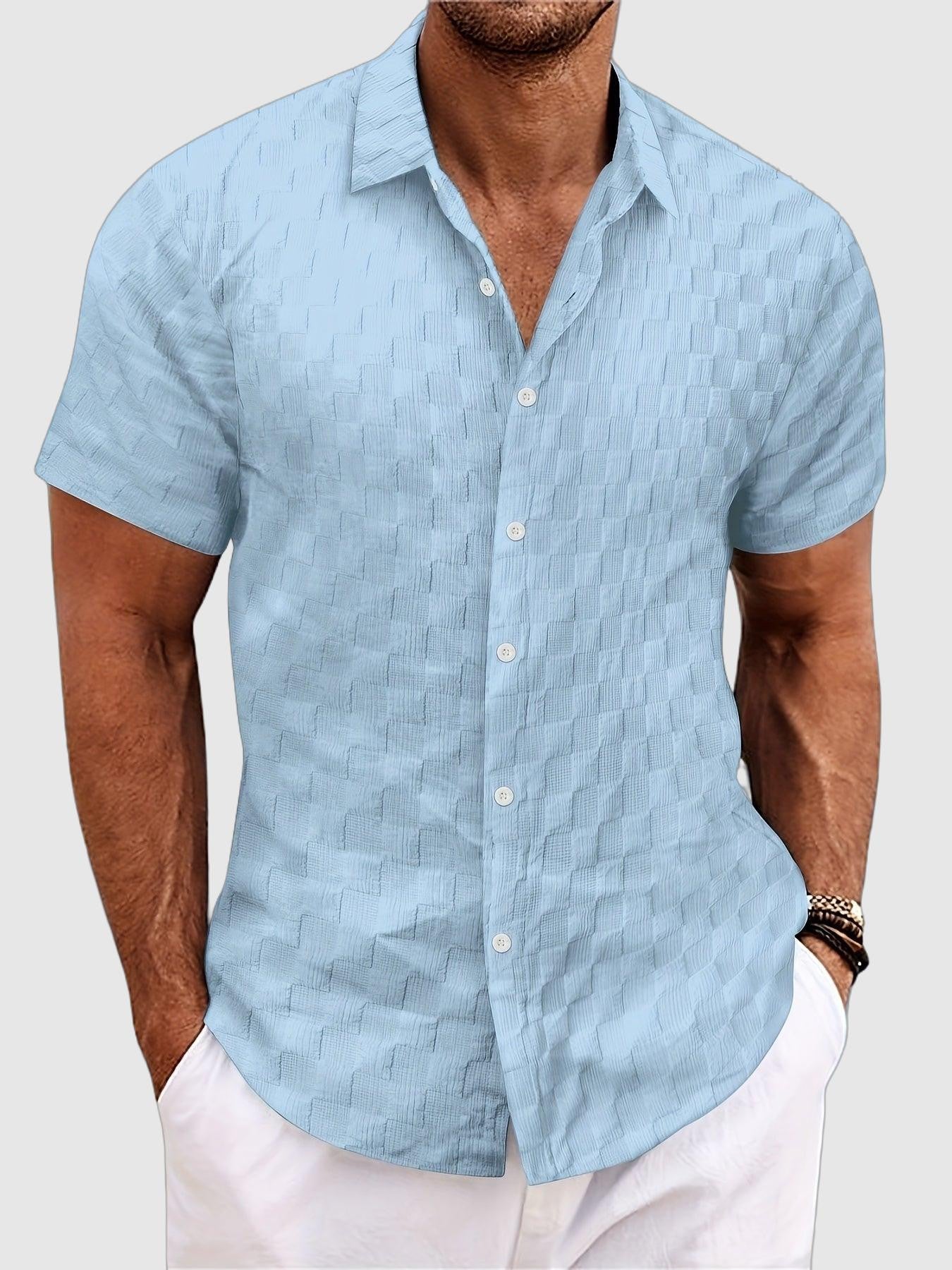 Short sleeve shirt mesh for men