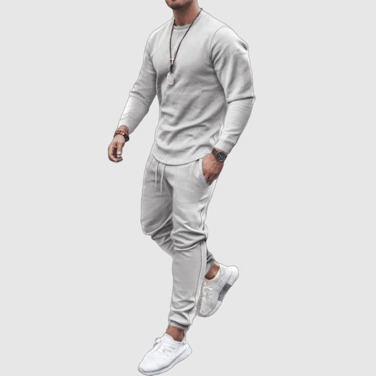 Men's long sleeve top and sweatpants set