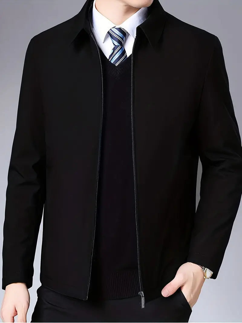 Craig - business casual jacket with lapel collar