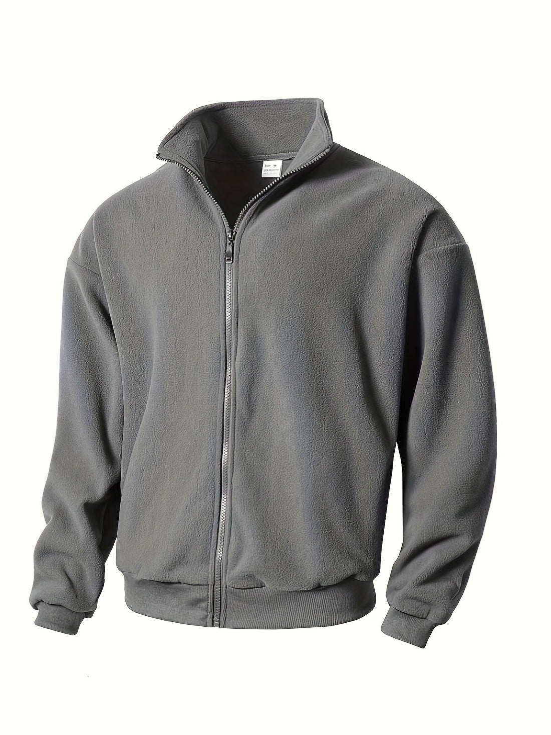 Fleece Jacket with Stand Collar - Lightweight and Breathable Casual Layer