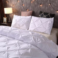 Minimalist Pintuck Duvet Cover Set