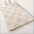Plush Microfiber Tufted Bath Mat