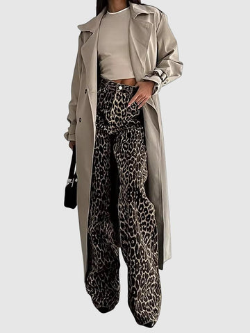 Women's leopard print pants