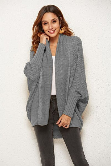 Madelyn -  open front batwing sleeve cardigan