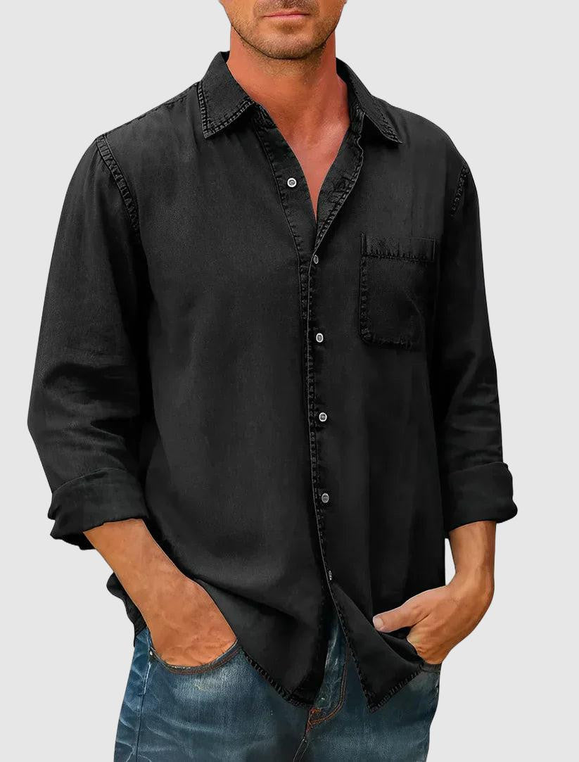 Men's casual button-down shirt for effortless style